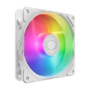 Ventilator za ohišje Cooler Master SickleFlow Edge 120 ARGB White Edition, PWM 120mm, bel