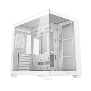Računalniško ohišje DeepCool CG530, ATX, Midi-Tower, kaljeno steklo, belo