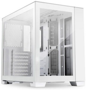 Računalniško ohišje Lian Li O11 Dynamic Mini Snow Edition, ATX, Midi-Tower, kaljeno steklo, belo