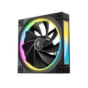 Ventilator za ohišje DeepCool FL12R ARGB PWM 120mm, Reverse Blade, črn