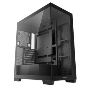 Računalniško ohišje DeepCool CG580, ATX, Midi-Tower, kaljeno steklo, črno