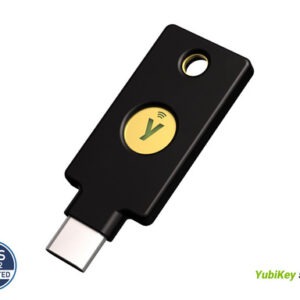 Varnostni ključ Yubico YubiKey 5C NFC FIPS, USB-C, črn