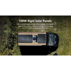 EcoFlow 2x 100W fiksni panel solarnih sončnih celic