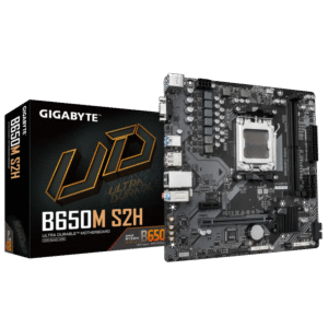 GIGABYTE B650M S2H, DDR5, SATA3, USB3.2Gen1, DP, AM5 mATX