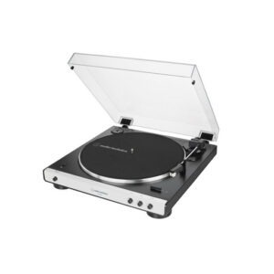 Gramofon Audio-Technica AT-LP60XBTWH, Bluetooth, črno-bel