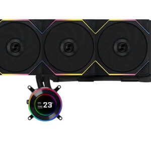 Komplet za tekočinsko hlajenje AIO Liquid Cooler Lian Li HydroShift II LCD-C 360TL, črn
