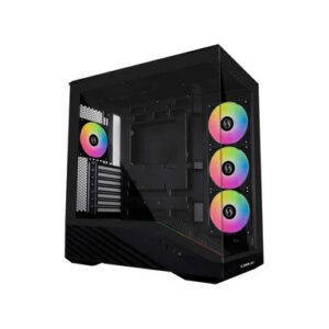 Računalniško ohišje Lian Li Vector V100, ATX, Midi-Tower, kaljeno steklo, črno