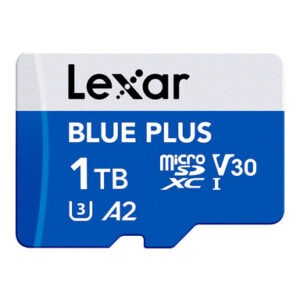 Spominska kartica Lexar BLUE PLUS, Micro SDXC, 1TB, 170MB/s, U3, V30, A2, UHS-I, z adapterjem