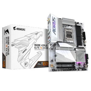 GIGABYTE B650E A ELITE X ICE, DDR5, SATA3, USB3.2Gen2x2, DP, 2.5GbE, WiFi 6E, AM5 ATX