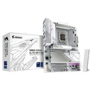 GIGABYTE B860 AORUS ELITE WF7 ICE, DDR5, SATA3, USB4, DP, Wi-Fi 7, LGA1851 ATX