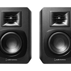 Zvočniki Audio-Technica AT-SP3X, Bookshelf, RCA, Bluetooth 5.3, črni