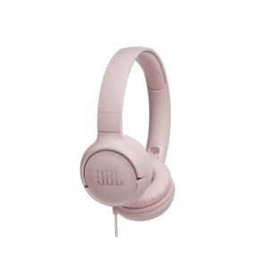 JBL Tune 500 naglavne slušalke z mikrofonom, roza