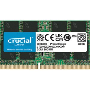RAM SODIMM DDR4 16GB PC4-25600 3200MT/s CL22 1.2V Crucial