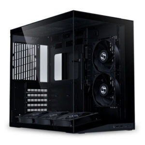 Računalniško ohišje Lian Li O11 Dynamic Mini V2 Flow, ATX, Midi-Tower, kaljeno steklo, črno