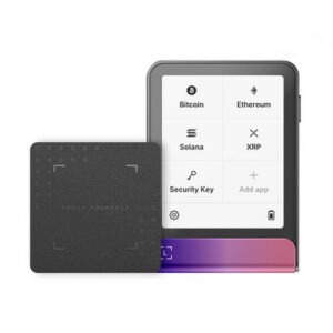 Ledger Flex z Recovery Key, denarnica za Bitcoin in druge kriptovalute, Crimson Magenta