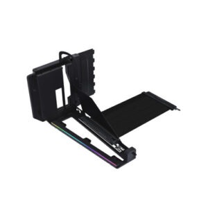 Univerzalni vertikalni nosilec grafične kartice Lian Li GPU Bracket Kit V3, 4 reže, PCIe 5.0, črn