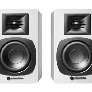 Zvočniki Audio-Technica AT-SP3X, Bookshelf, RCA, Bluetooth 5.3, Beli