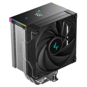 Hladilnik za procesor DeepCool AK500S DIGITAL SE, 120mm, ARGB, LCD, črn