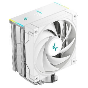 Hladilnik za procesor DeepCool AK400 DIGITAL SE WH, 120mm, ARGB, LCD, bel