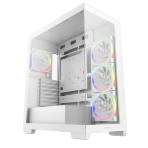 Računalniško ohišje DeepCool CG580 4F WH V2, ATX, Midi-Tower, Kaljeno steklo, belo