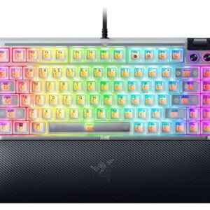 Tipkovnica Razer BlackWidow V4 75%, Phantom White, US