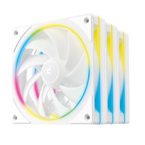 Ventilator za ohišje DeepCool FL12 SE 3-IN-1 WH ARGB PWM 120mm, 3 Pack, bel