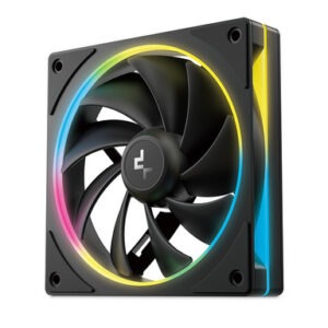 Ventilator za ohišje DeepCool FL12 SE ARGB PWM 120mm, črn