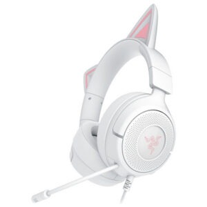Slušalke Razer Kraken Kitty V3 X, bele, 3.5 mm
