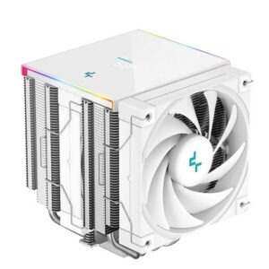 Hladilnik za procesor DeepCool AK620 DIGITAL SE WH, 2x120mm, ARGB, LCD, bel