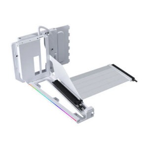 Univerzalni vertikalni nosilec grafične kartice Lian Li GPU Bracket Kit V4, 4 reže, PCIe 5.0, white