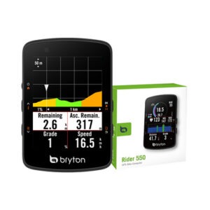 Kolesarski računalnik Bryton Rider 550 E, USB-C