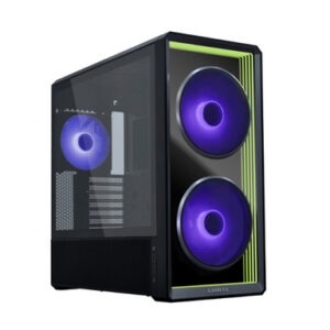 Računalniško ohišje Lian Li LANCOOL 217 INF, ATX, Midi-Tower, ARGB, Kaljeno steklo, črno