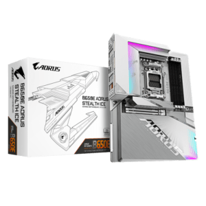 GIGABYTE B650E A STEALTH ICE, DDR5, SATA3, USB3.2Gen2x2, DP, 2.5GbE, WiFi, AM5 ATX