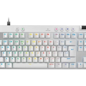 Tipkovnica Logitech G PRO X TKL RAPID, bela, USB, SLO g.