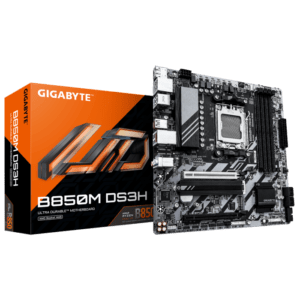GIGABYTE B850M DS3H, DDR5, SATA3, USB3.2Gen2, DP, 2.5GbE, AM5 mATX