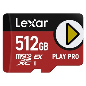 Spominska kartica Lexar PLAY PRO, Micro SDXC Express 7.1, 512GB, 900MB/s, V30
