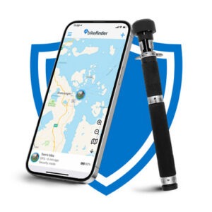 GPS sledilec BikeFinder Gen2, proti kraji kolesa