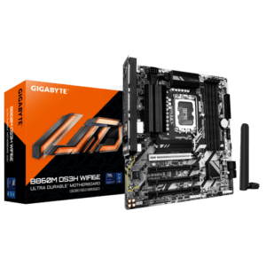 GIGABYTE B860M DS3H WIFI6E, DDR5, SATA3, USB3.2Gen2, DP, WiFi 6E, LGA1851 mATX