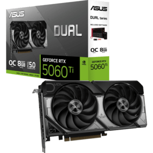 Grafična kartica ASUS Dual GeForce RTX 5060 Ti OC, 8GB GDDR7, PCI-E 5.0 DUAL-RTX5060TI-O8G