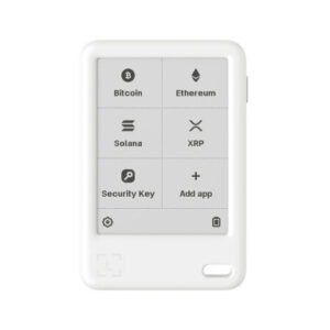 Ledger Nano Gen5 z Recovery Key, denarnica za Bitcoin in druge kriptovalute, Glacier White