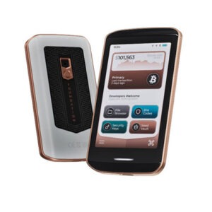 Passport Prime, denarnica za Bitcoin, Foundation Devices, bela