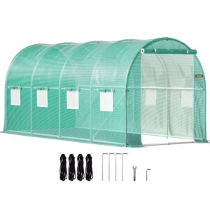 Vrtni tunel rastlinjak 4.5 x 2 x 2 m / 4.57 x 2.13 x 2.13 m, pocinkano jeklo