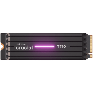 Crucial T710 1TB PCIe Gen5 NVMe 2280 M.2 SSD s hlajenjem