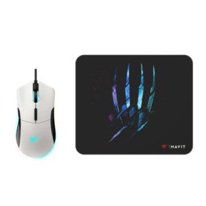 HAVIT komplet gaming miška MS1037CM + podloga