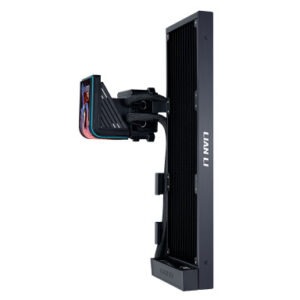 Komplet za tekočinsko hlajenje AIO Liquid Cooler Lian Li HydroShift II OLED Curved 360 Fanless, črn