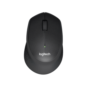 Logitech M330 Silent Plus brezžična miška, črna