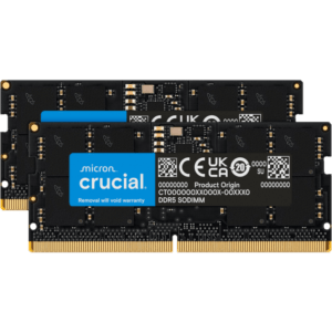 Crucial 48GB Kit (2x24GB) DDR5-5600 SODIMM CL46, 1.1V